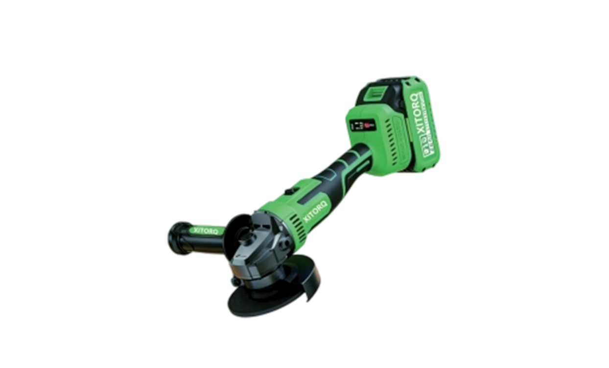 XJ.908 21V Lithium-Ion High-Magnetic Brushless Angle Grinder — 100mm Disc.